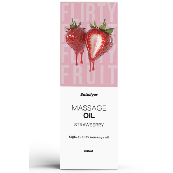 Huile de massage Fraise 250 ml Satisfyer 